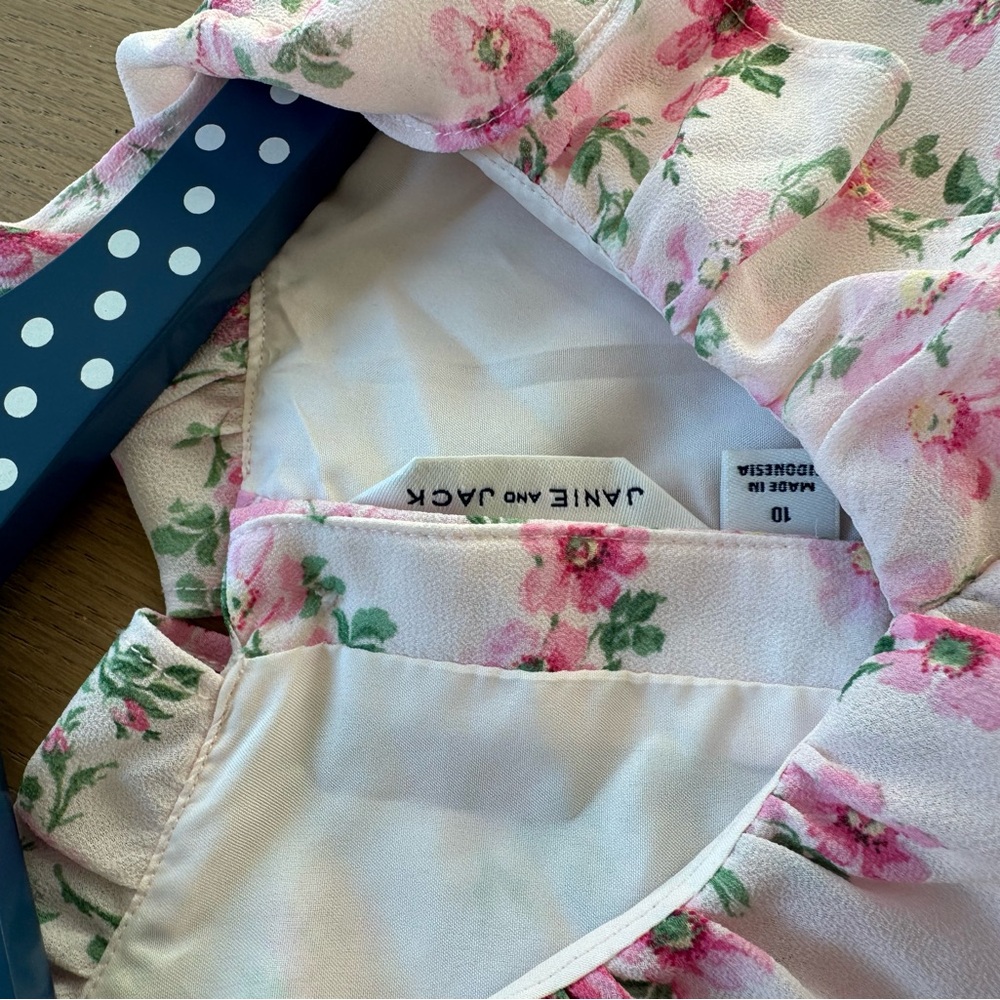 Floral Ruffle Kids Top - Picture 3 of 5